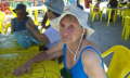 RUT ATENTA AO LINDO DIA DE SOL NA PRAIA DE CAMBOINHAS 14012009